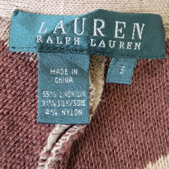 Lauren Ralph Lauren Green Lable Vintage Linen/Silk 70's Skirt/Dress Combo SZ S - Picture 6 of 8